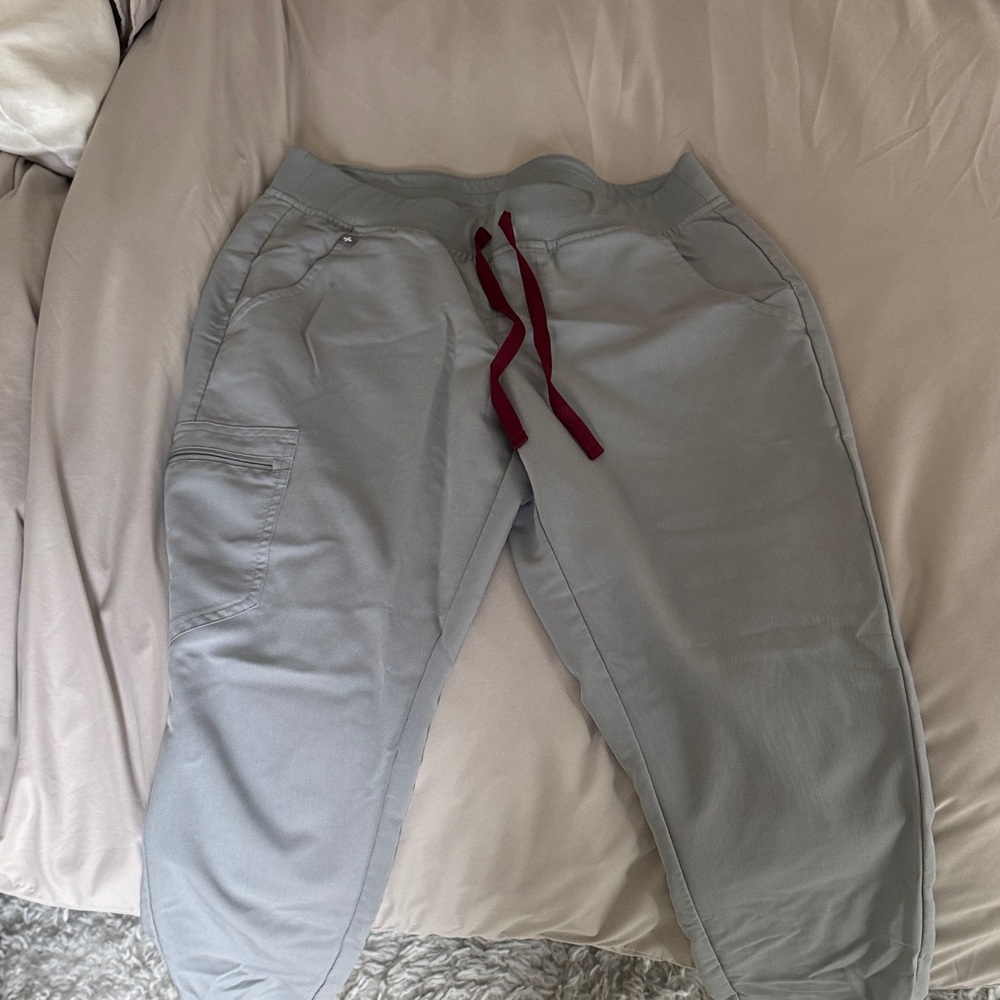 Figs Technical Collection Gray Jogger Scrubs